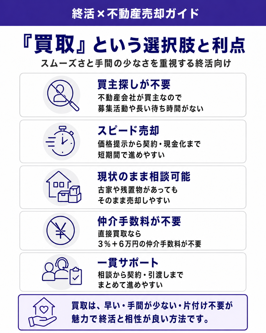 「買取」という選択肢とその利点