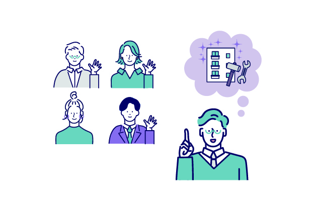 リフォームの同意を得る　イメージ