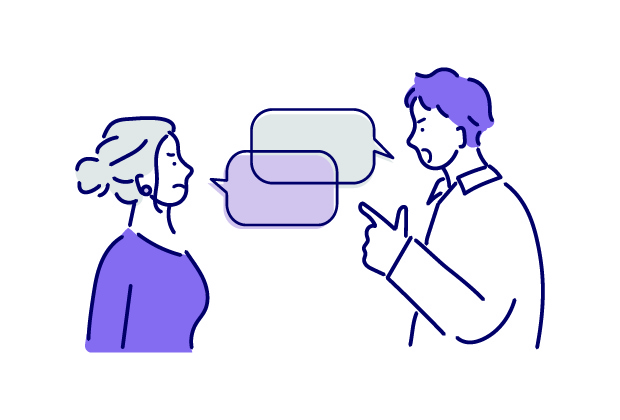 話し合い　イメージ