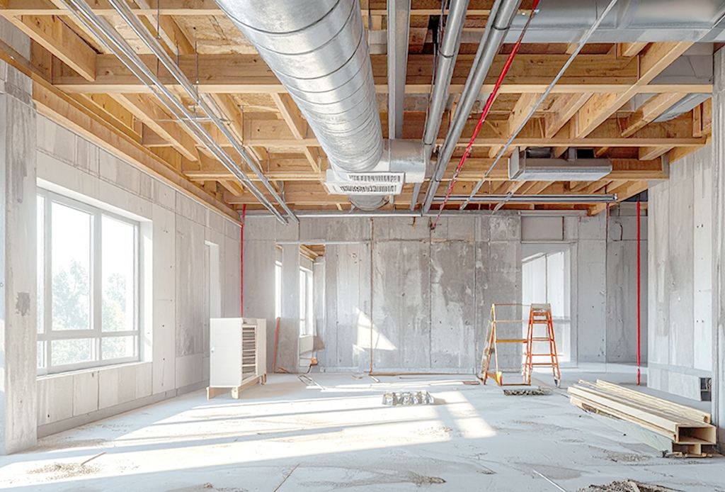 建築中の建物　イメージ